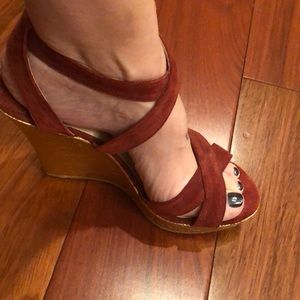 NWOT  jimmy choo strappy platform  SOLD